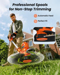 10 Pack Weed Eater String Compatible with Black+Decker, AF-100 0.065" 240ft | Automatic Feed, Perfect Fit, Weed Eater Spool, String Trimmer