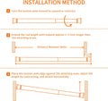 6Pcs Spring Tension Curtain Rods No Drilling, Adjustable 15.7-28 Inches | 5/8" Diameter, Spring Loaded, Expandable for Window, Bathroom, Cupboard,