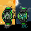 Cofuo Kids Digital Sport Watch, Boys Girls Waterproof Sports Outdoor Watches Children Casual Electronic Analog Quartz Wrist Watches with Alarm