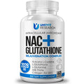 Advanced Complex-NAC Supplement (N-Acetyl L-Cysteine) 600mg with L-Glutathione 500mg and Milk Thistle Extract-Potent Antioxidant-Immune Function