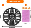 Air Fryer Replacement Parts Crisper Plate for Ninja Air Fryers Foodi, 8.2 inch 4QT Premium Round air Fryer Tray Grill Pan Plate Accessories with