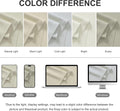 RYB HOME Outdoor Curtains for Patio Deck,Waterproof & Block Sunlight Beige 52"W x 63"L (Pack of 1)