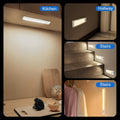 Under Cabinet Lights 2 Pack 8 inch Rechargeable Battery Operated Motion Sensor Light Indoor USB Charging Closet Lights Battery Operated with 3