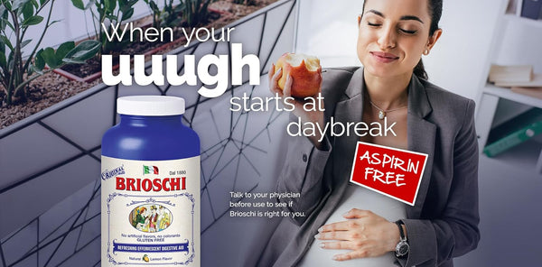 Brioschi Italian Lemon Flavored Effervescent Heartburn, Upset Stomach, Acid Indigestion, 8.5 Oz Bottle (Pack of 2)