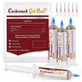 Indoor & Outdoor Cockroach Gel Bait - 4 Tubes, Ready-to-Use Cockroach Control