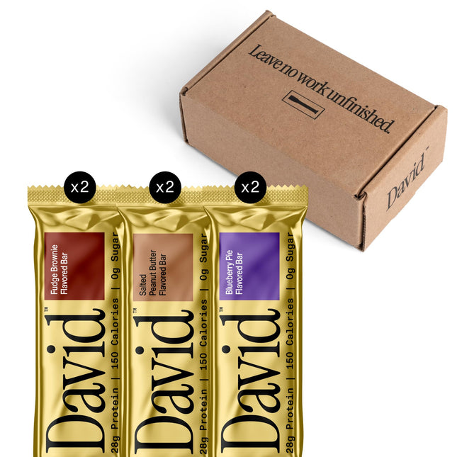 David High Protein Bars No Sugar - Sugar Free Protein Bars, Low Carb, Gluten Fre