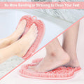 BESKAR XL Large Foot Scrubber Mat for Use in Shower - Shower Foot Cleaner to Eliminate Calluses Dead Skin, Foot Massager Mat for Men & Women to