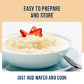 Creamy Wheat Cereal Can Emergency Food Supply, 55 Servings, 10 Year Shelf Life - Instant Breakfast Food and Healthy Snack Creamy Wheat 63 Ounce