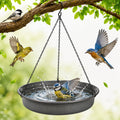 Hanging Bird Bath Hanging Bird-Feeder - CARGEN Garden BirdBath Tray Wildlife Feeder Plate Water Bowl or Water Bowl for Outdoors Garden Patio