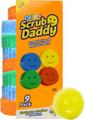 Scrub Daddy Scratch-Free Multipurpose Kitchen Sponges - Bulk Dish Sponges for Kitchen, Bathroom, Household Cleaning & More - Made with Bpa-Free