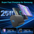 Super Fast Charger Type C, 25W USB C Wall Charger Fast Charging 10FT Cable Black 10FT