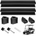 Club Car Golf Cart Windshield Clips Kit fit Precedent,Tempo, Onward 1 Inch Tube Included Windshield Sash Clips, Windshield Retaining Clips,