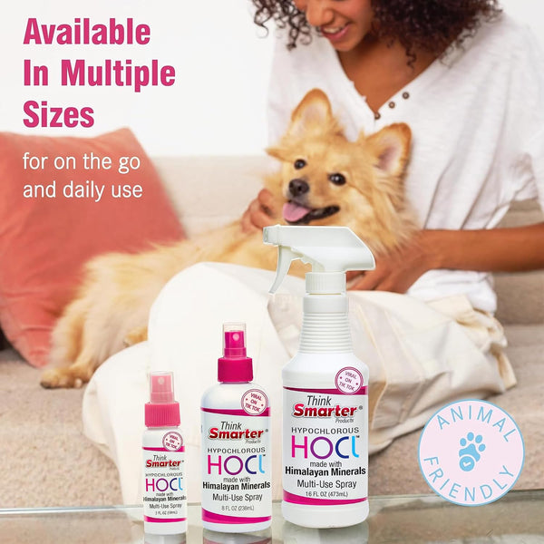 HOCL All-Purpose Cleaner with Hypochlorous Acid, All-Natural Surface Cleaner, & Skin Hydrator 16fl oz Clear Spray 16 Fl Oz (Pack of 1)