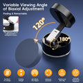 Vacuum Magnetic Phone Holder, Foldable & Retractable Magnetic Suction Cup Phone Mount, Double-Sided Magnetic Phone Stand for