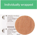 McKesson Adhesive Bandages, Sterile, Fabric, Tan, 1 in, 100 ct | Fabric Spot