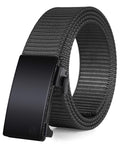FAIRWIN Men's Ratchet Belt, Nylon Tactical Belt, Adjustable Ratcheting Buckle for Golf Work Casual Outdoor Hiking Daily Wear Black M(36"-42"waist)
