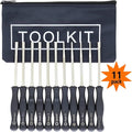 11-Pack Carburetor Adjustment Tool Kit, Carb Tune Up Tool Set for 2 Cycle Small Engine, Compatible with Echo Poulan Husqvarna MTD Ryobi Homelite,