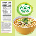 Nongshim Soon Veggie Ramyun Noodles, Signature Korean Instant Ramyun, Vegetable Flavored Broth, Vegan Noodles, Quick & Easy, Microwaveable Cup,