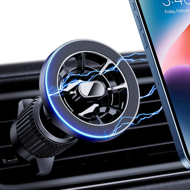 PGU for Magsafe Car Mount, [Strongest Magnets][Unlimited Angles] Magnetic Phone Holder for Car Vent Cell Phone Holder Ca