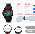 cofuo Kids Digital Watch for Boys Girls, Boys Watches Ages 3-17,Sport Outdoor Watch for Kid, 50M Waterproof Analog Multifunctional Chronograph LED