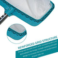 POOLWHALE Pool Skimmer Leaf Rake Net, Fine Mesh Deep Nylon Bag (No Pole) Pool Rake