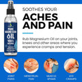 Pure Magnesium Oil Spray 8Oz - Topical Magnesium Spray for Sleep Extra Strength - Less Sting - Less Itch - 100% Natural and Organic Oil - Made in USA