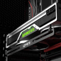 upHere Graphics Card GPU Brace Support Video Card Sag Holder/Holster Bracket, Anodized Aerospace Aluminum, Single or Dual Slot Cards
