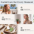 BAIMEI IcyMe Gua Sha Facial Tools Face Massager for Skin Care, Relaxation and Reduce Wrinkles Puffiness Skin Care Tools, Self Care Gift for Men
