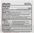 Zilactin Cold Sore Gel, Medicated Gel 0.25 Oz