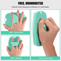 Canroom Zinc Infused Silicone Body Scrubber, Quick-Dry Bath Brush Green