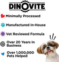 Dinovite Probiotics for Small Dogs, Probiotic Food Topper, 30 Servings | Probiotic Powder Food Topper, Omega-3 Fatty Acids, Digestive Health