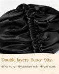 YANIBEST Adjustable Satin Bonnet to Reduce Frizz, Silk Feeling Hair Wrap One Size Brown