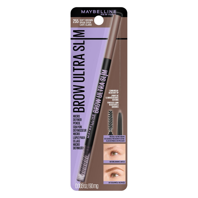 Maybelline Express Brow Ultra Slim Eyebrow Makeup, Brow Pencil with Precision Ti