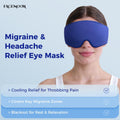Cooling Gel Eye Mask Sleep - Hsa Fsa Eligible Items Only - Puffy Eyes, Migraine Relief, Dark Circles, FACEMOON Reusable Sleep Mask for Ice Cold