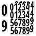3 inch, Vinyl Numbers Stickers, Stick On Numbers - Black Numbers, 200 PCS | 0-9 Stickers, Waterproof, Peel and Stick 3 x 1.5 inches Black Numbers