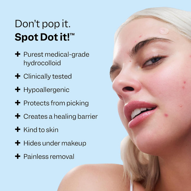 Peach Slices | Acne Spot Dots | Hydrocolloid Acne Patches | for Zits, Blemishes,