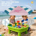 AMMSUN 5Ft Seaside Umbrella for Sand Box Water Table - Kids Durable Umbrellas for Children Picnic Beach Camping Garden Outdoor Play Shade Pink Dolphin