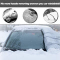 Windshield Snow Cover with Side Mirror Covers, Protects Windshield and Wipers from Weatherproof, Rain, Sun, Frost, Extra Large Size Fits for Most