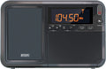 Eton Elite Traveler AM/FM, Longwave, Shortwave Radio with RDS, World Clock, 500 Stations, Dial Tuning, Alarm, Sleep Timer, Leather Case, Portable
