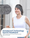 Perytong Sleep Headphones Wireless, Bluetooth Sports Headband Headphones with Ultra-Thin HD Stereo Speakers Perfect for