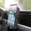 Amazon Basics Universal Portable Smartphone Holder for Car, Air Vent Mount, 360° Rotation, Easy to Install, One-Handed Release, Adjustable and