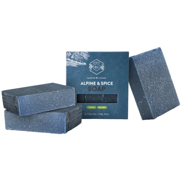 Crate 61 Organics, Handmade in Canada, Plant Based Cold Process Natural Bar Soap For Face And Body, With Premium Essential Oils, For Men And Women