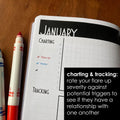 The Trigger Tracker Journal a Guided Daily Journal for Tracking Symptoms. Wellness Tracking Journal for Everyone.