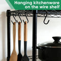 ESFUN 24 Pack 3 inch Heavy Duty S Hooks Pan Pot Holder Rack Hooks Hanging Hangers S Shaped Hooks for Kitchenware Pots Utensils Clothes Bags Towels