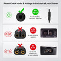 8V Charger Compatible with Philips HQ840 MG3000 MG3750, Electric Shaver Trimmer Razor Replacement Power Cord