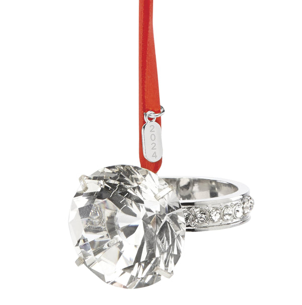 Lenox 896056 2024 Silverplate Engagement Ring Ornament