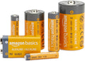 Amazon Basics 8-Pack 9V Long-Lasting Alkaline Batteries for Smoke Detector, Electronics & Audio, Reliable, 5-Year Shelf Life