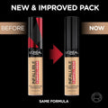 L'Oreal Paris Makeup Infallible Full Wear Waterproof Matte Concealer, Full Coverage, Biscuit, 0.33 fl. oz. 370 BISCUIT 0.33 Fl Oz (Pack of 1)