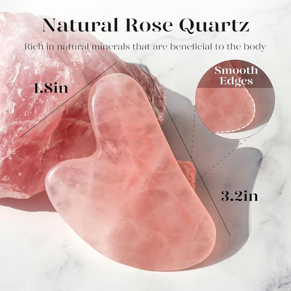 BAIMEI Gua Sha Facial Tool for Self Care, Massage Tool for Face and Body Treatment, Relieve Tensions, Reduce Wrinkles and Redness, Skin Care Tools