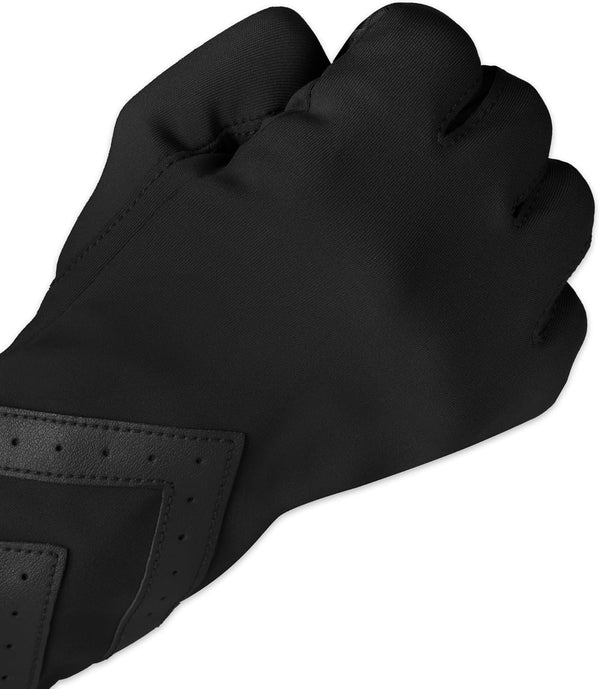 Isotoner Womens Spandex Touchscreen Cold Weather Gloves with Warm Fleece Lining and Chevron Details